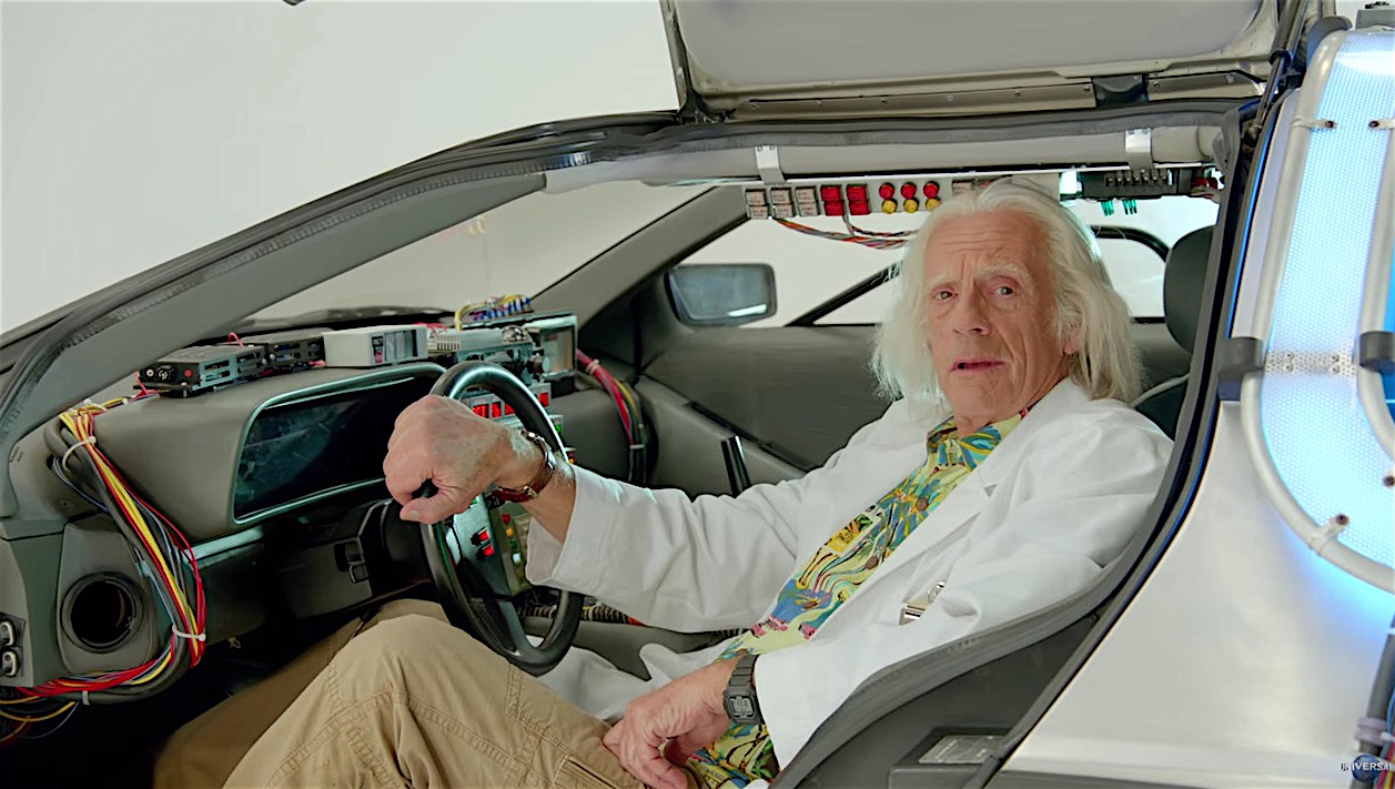 Doc Brown wants to wish you a happy Back to the Future Day