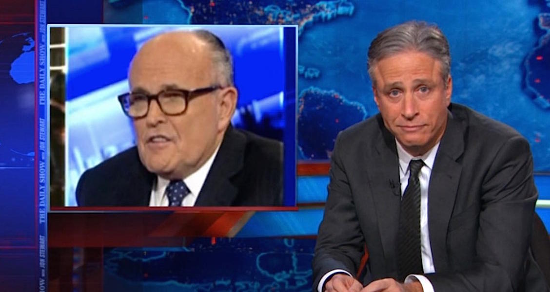 Jon Stewart sees a good bit of projection in Fox News&#039; coverage of the Ferguson protests