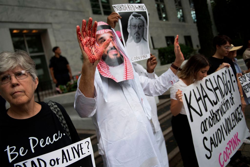 Protesters urge action on disappearance of Jamal Khashoggi