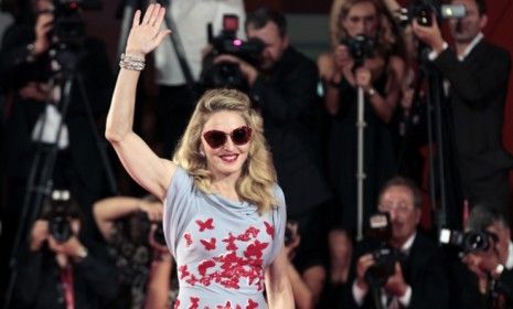 Madonna at the Venice premiere of her film &quot;W.E.&quot;