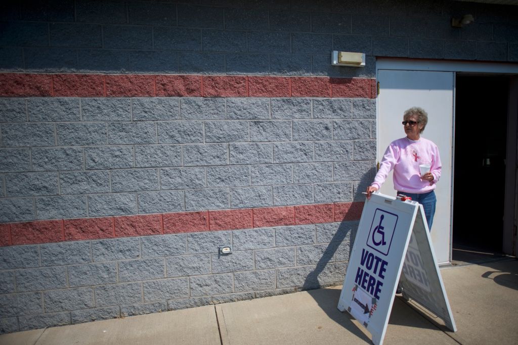 A 2018 primary voting location in Pennsylvania