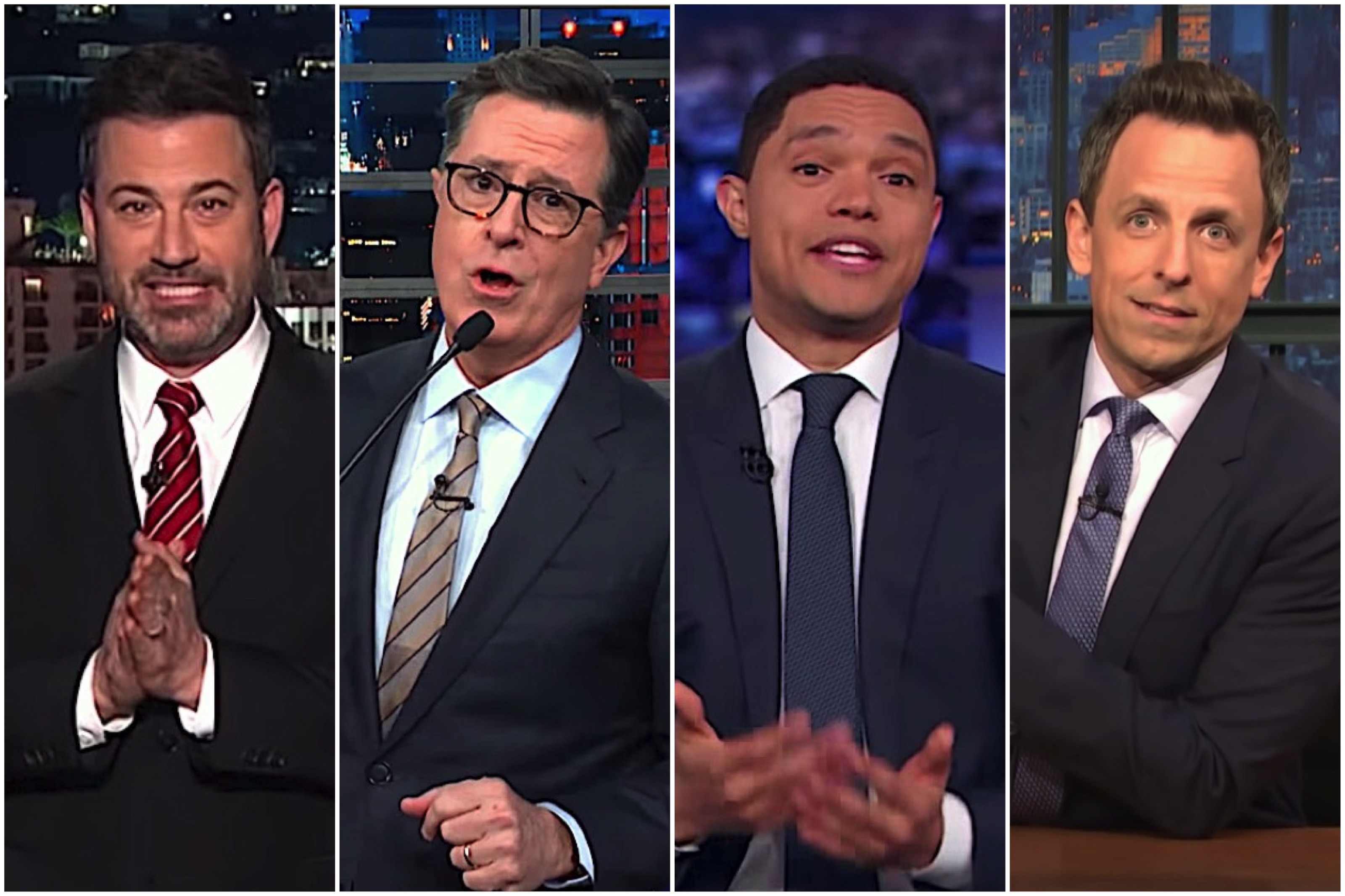 Late night hosts explore if Trump is really a Russia spy