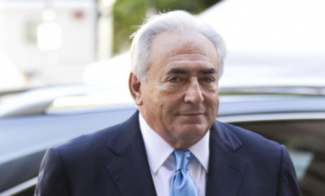 Dominique Strauss-Kahn arrives at the New York state Supreme Court on Friday: He was later released from house arrest, and his bail money was returned.