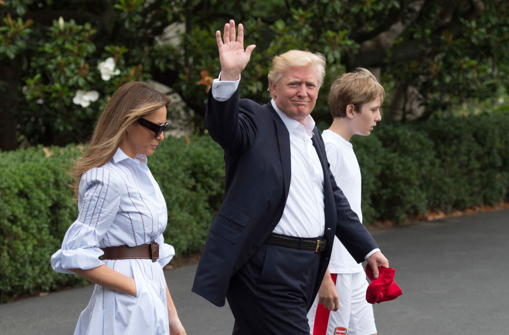 President Trump heads to Camp David