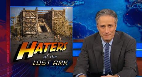 Jon Stewart mocks conservative Noah haters