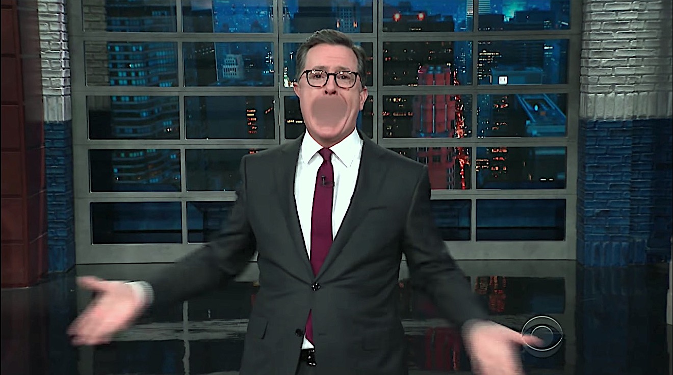 Stephen Colbert says goodbye to Hope Hicks