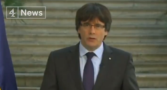 Ousted Catalan President Carles Puigdemont 