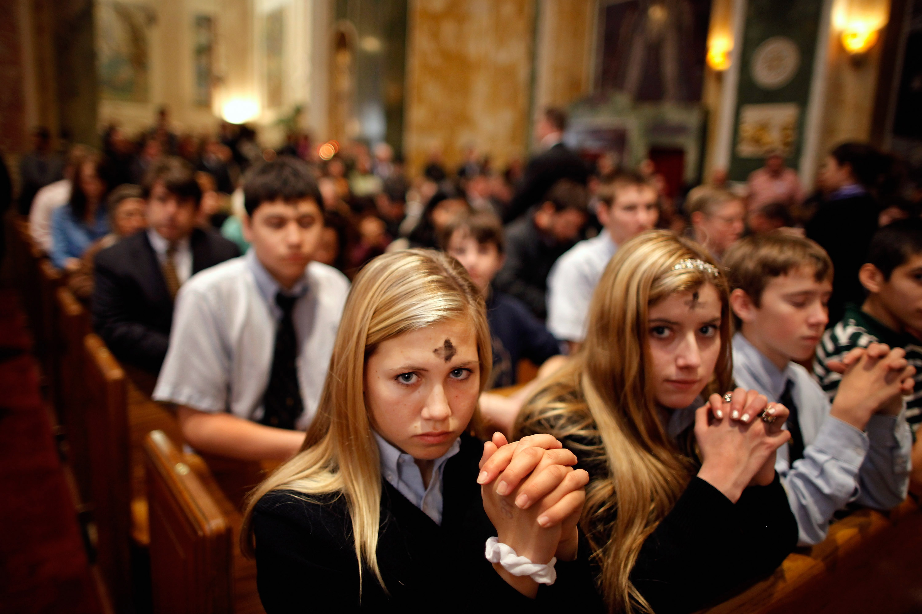 Ash Wednesday Mass at the Cathedral of St. Matthew, in Washington. D.C., in 2012.
