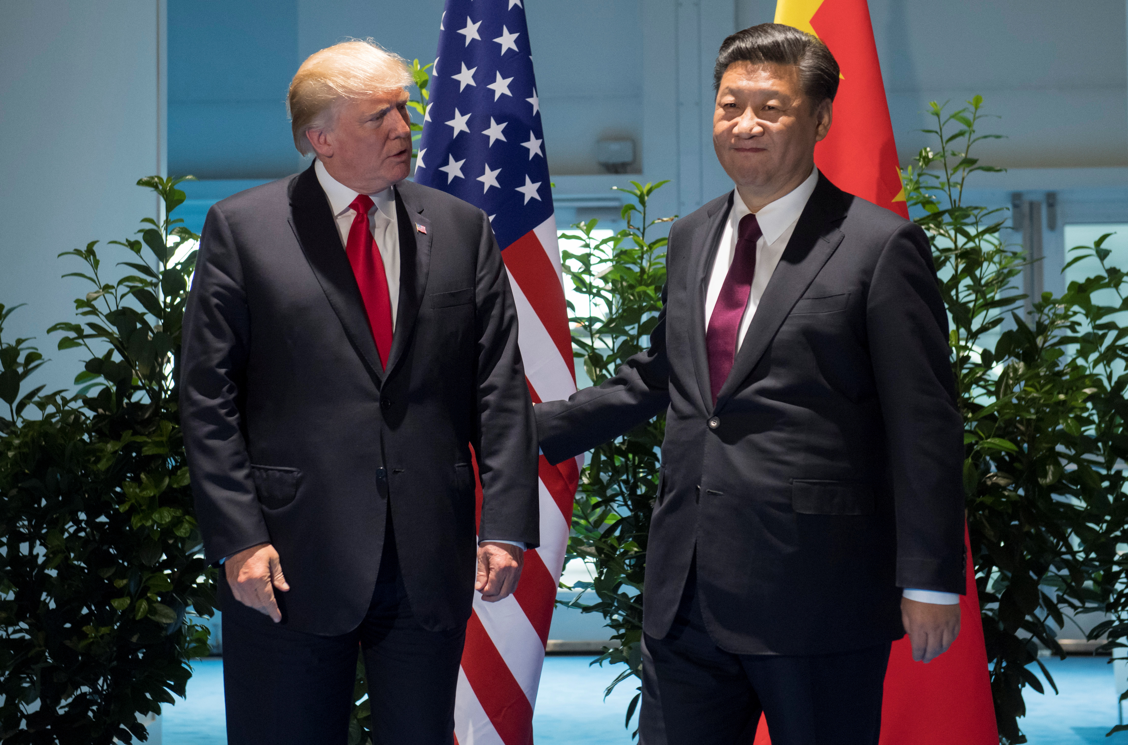 President Donald Trump and Chinese President Xi Jinping.