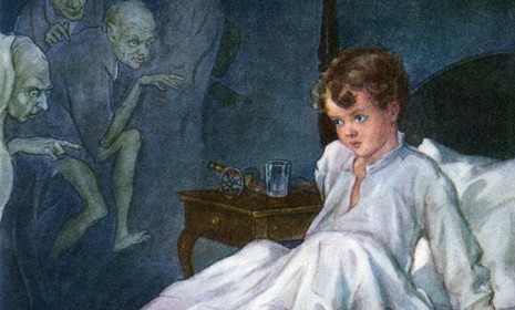 A children&#039;s illustration of a nightmare: A new book explores the often very real connection between night terrors and the human body.