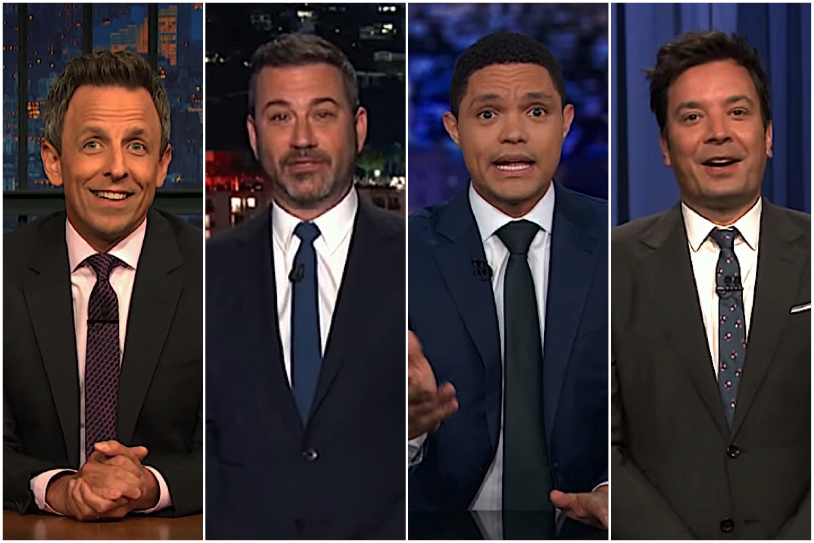 Late night hosts marvel that Trump released impeachable transcript