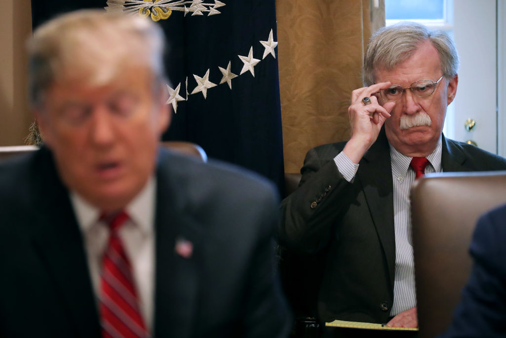 Trump and National Security Adviser John Bolton