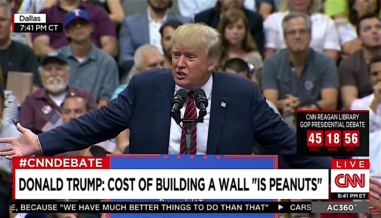 Donald Trump sure says &quot;peanuts&quot; a lot
