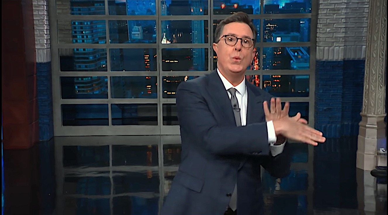 Stephen Colbert thinks Michael Cohen is about to sing