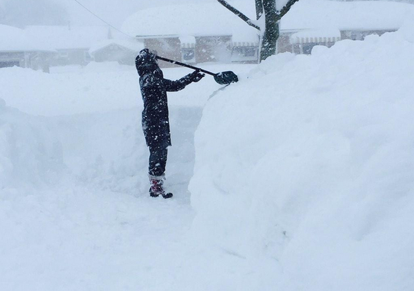 This is what 4 feet of lake-effect snow in 12 hours looks like