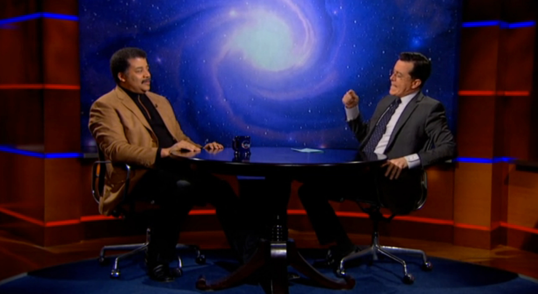 Watch Stephen Colbert and Neil deGrasse Tyson debate science