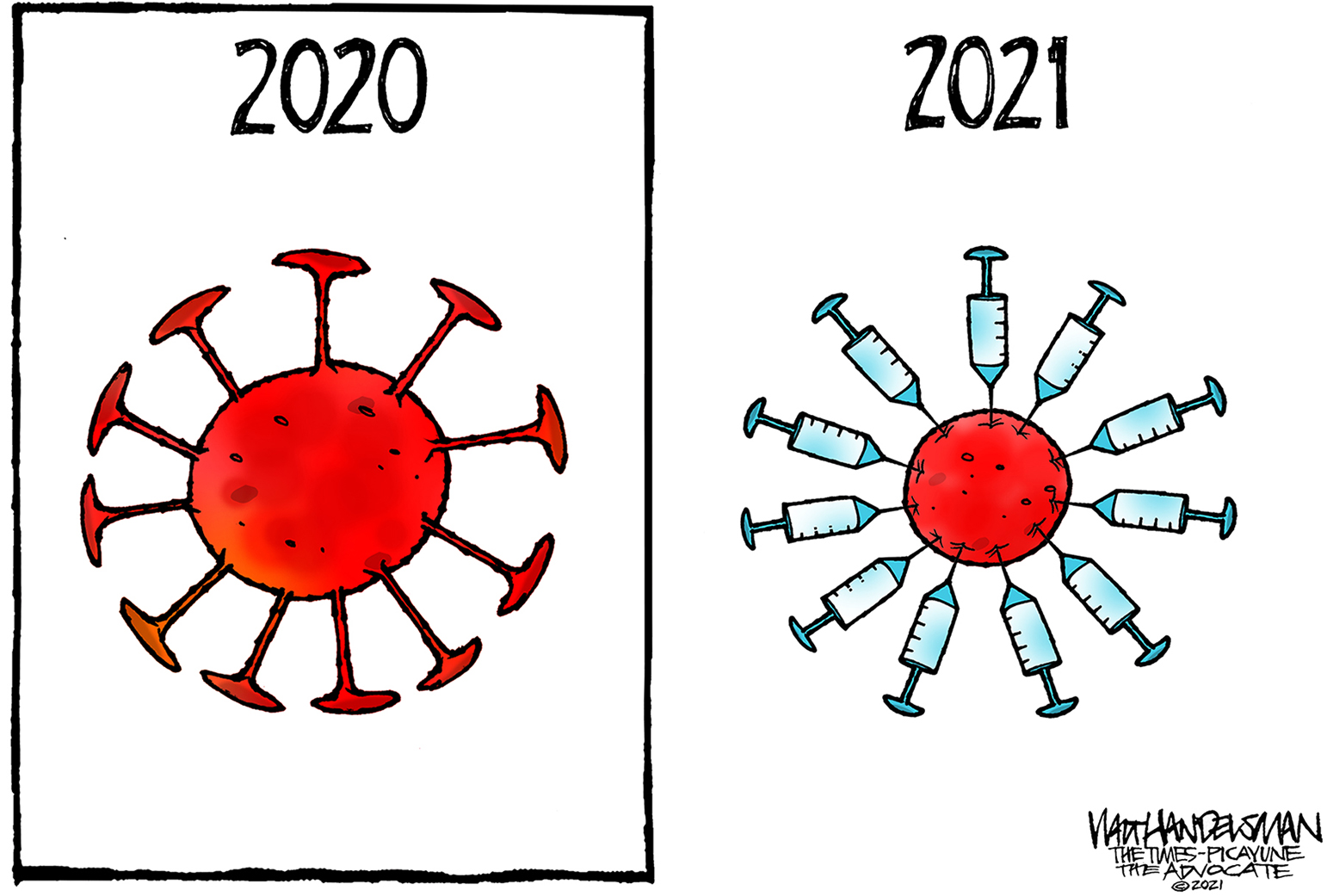 Editorial Cartoon U.S. covid vaccine 2021