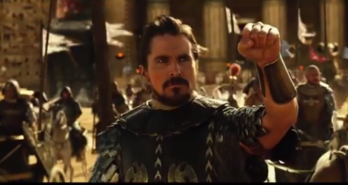 Watch Christian Bale as Moses in the trailer for Exodus, Hollywood&#039;s new Biblical epic