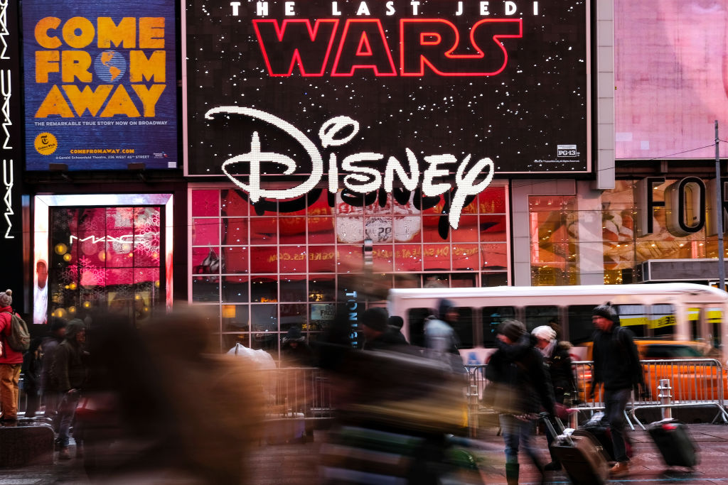 The Disney Store in Times Square.