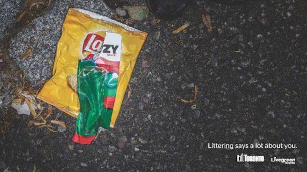 Toronto has to throw out its anti-littering campaign, after misusing major brand names