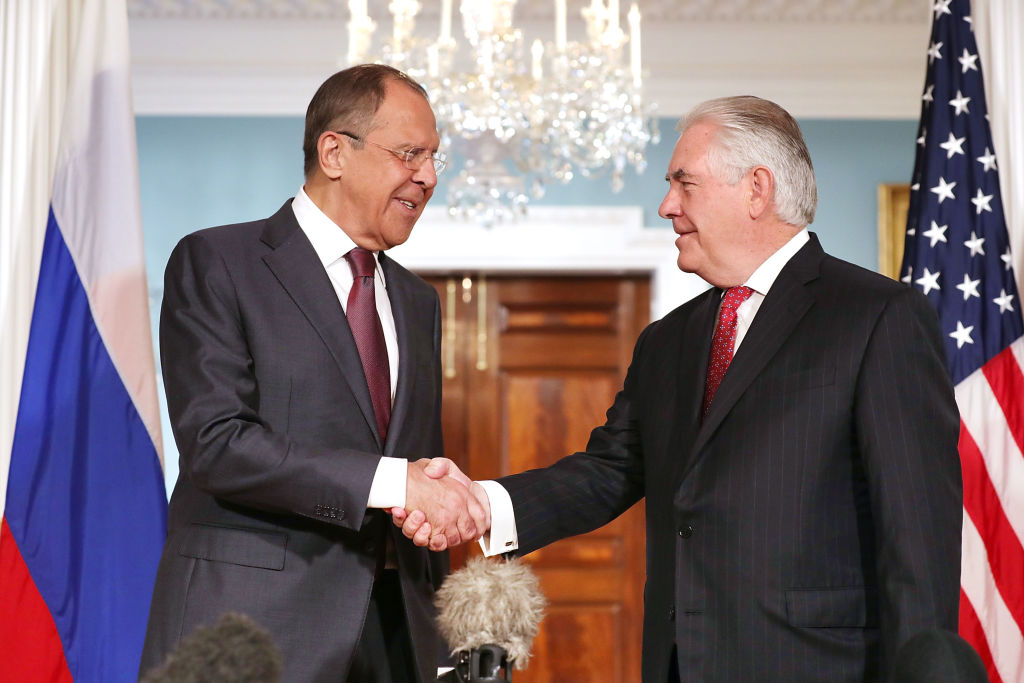 Russian Foreign Minister Lavrov and Secretary Tillerson. 