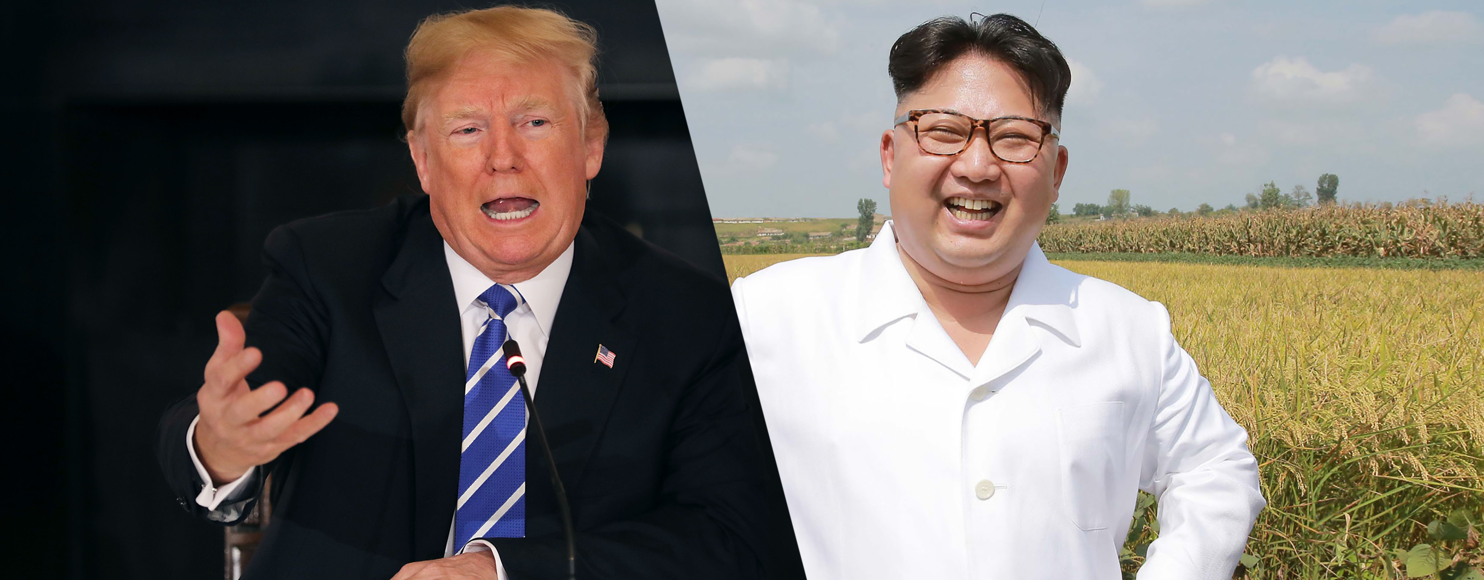 President Donald Trump and North Korean leader Kim Jong-un. 