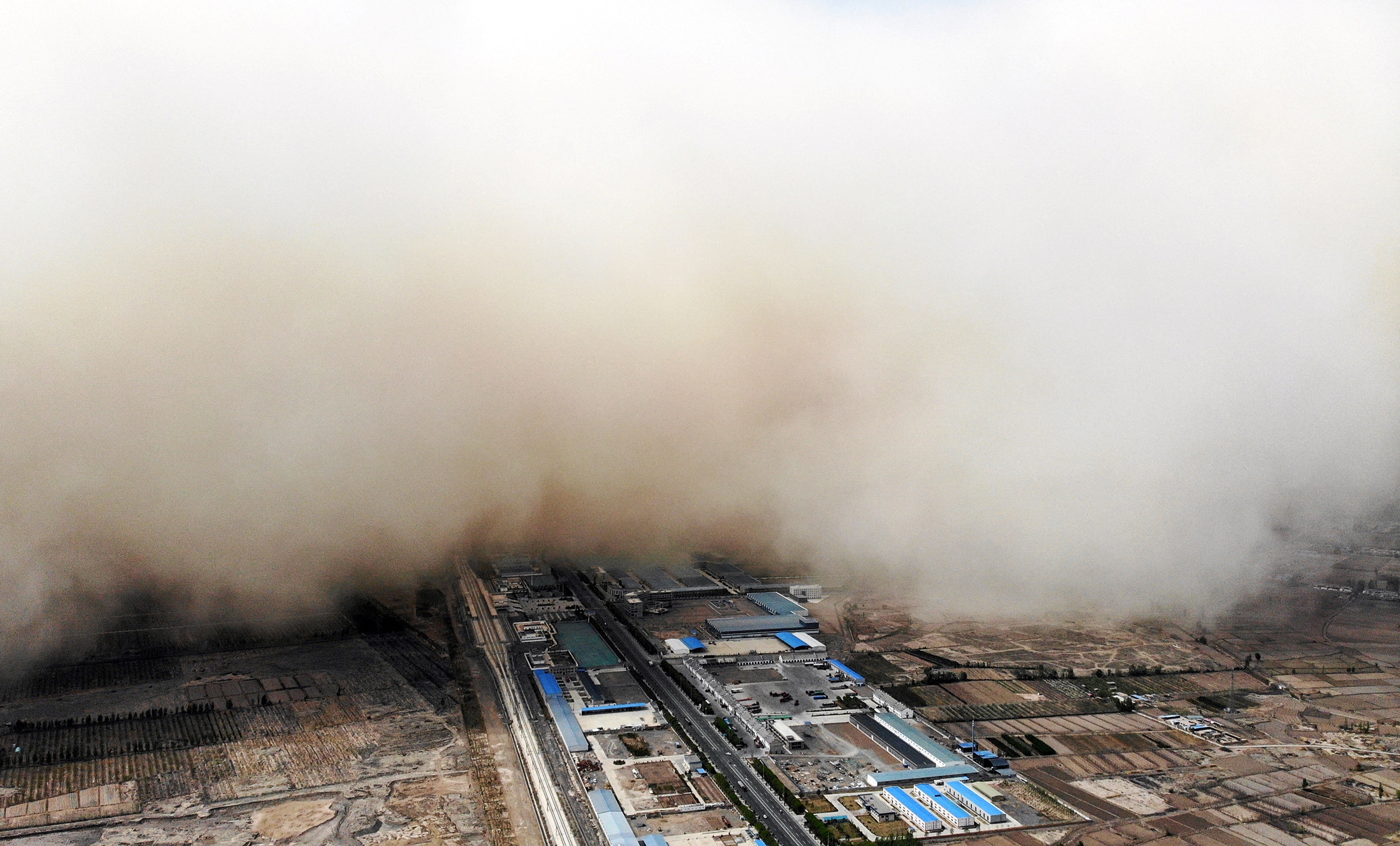 A sandstorm.