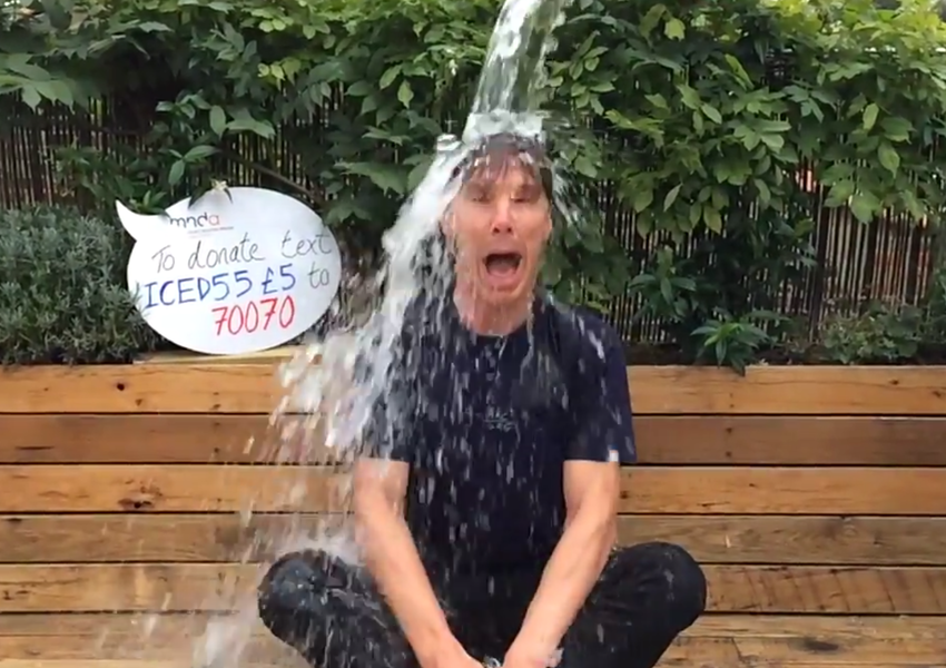 Benedict Cumberbatch makes the ice bucket challenge actually seem like a good idea