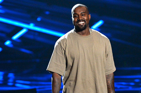 Kanye West at the 2015 MTV VMAs.