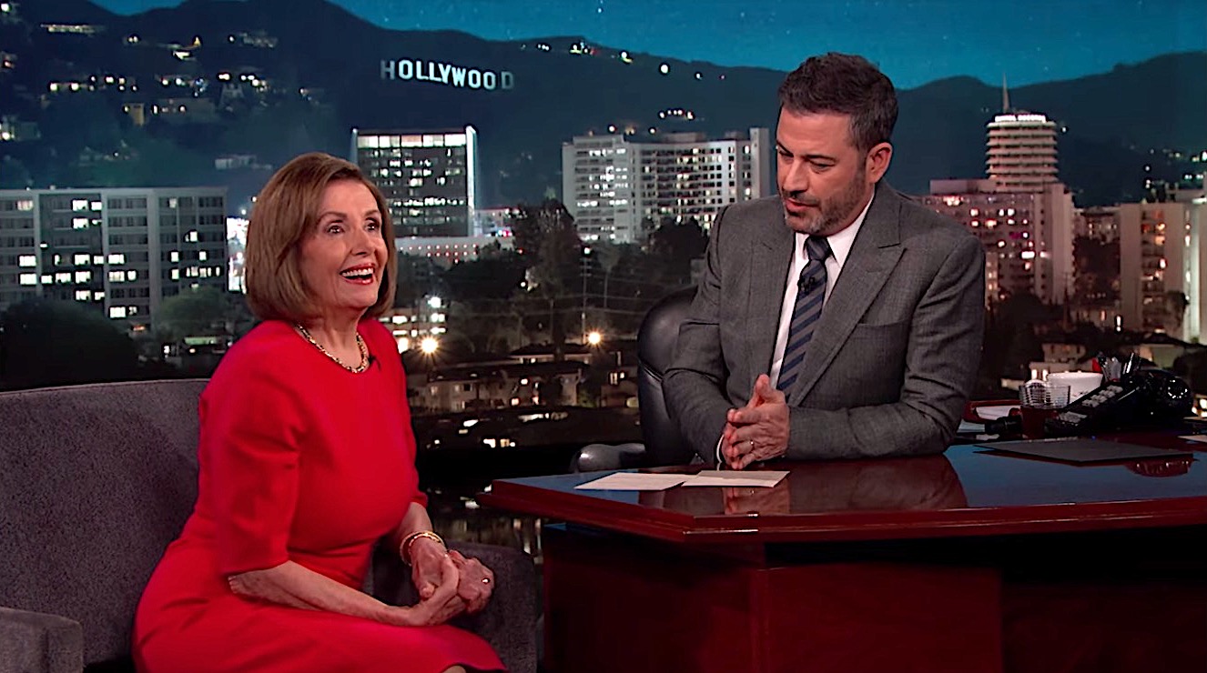 Nancy Pelosi talks impeachment with Jimmy Kimmel