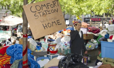 The &quot;neo-bohemian&quot; home Occupy Wall Streeters have created in New York&#039;s Zucotti Park may become intolerably inhospitable as temperatures drop.