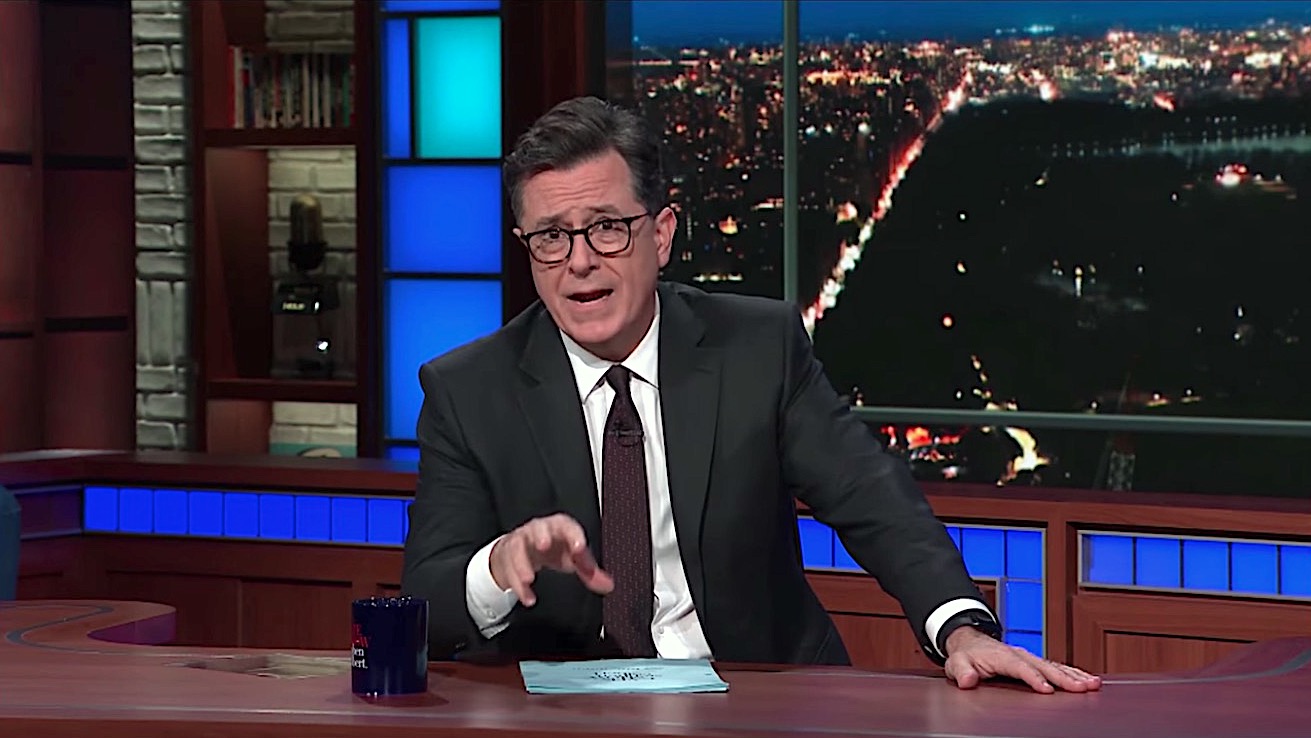 Stephen Colbert rails against hopelessness after mass shootings