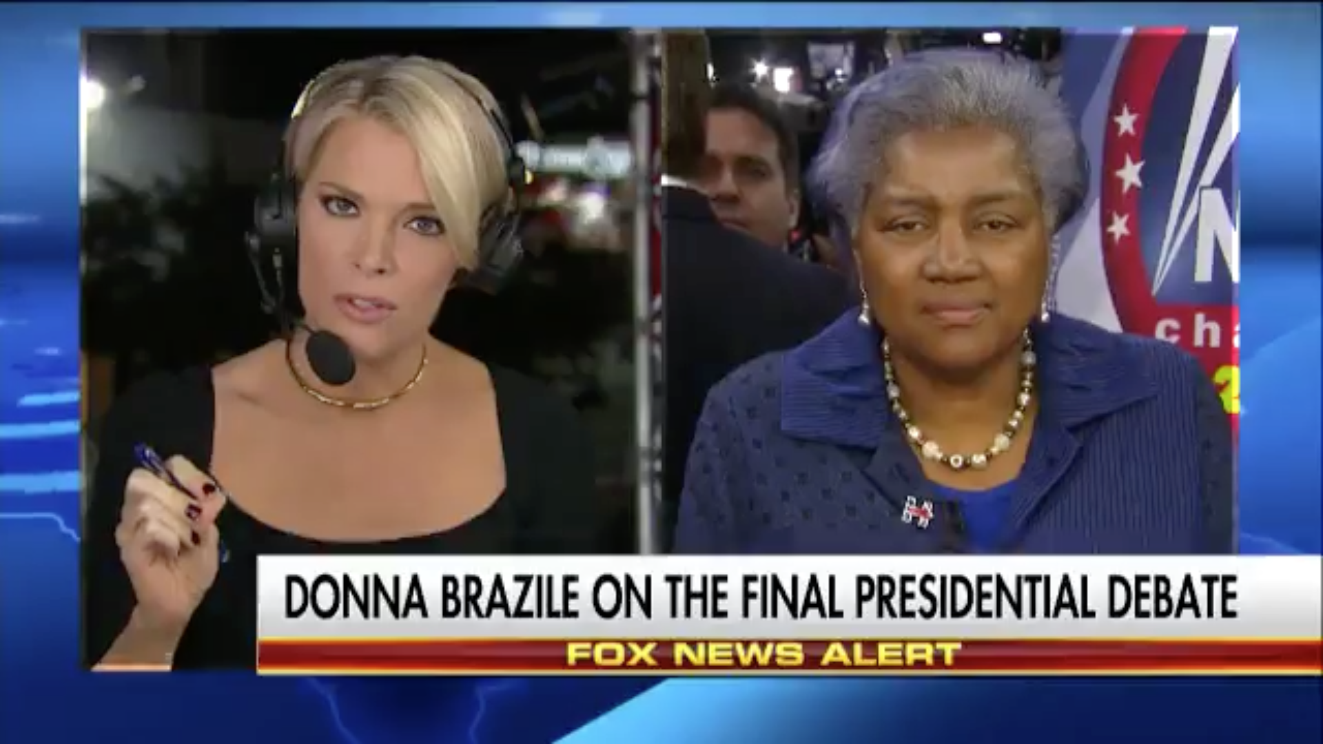 Megyn Kelly confronted Donna Brazile.
