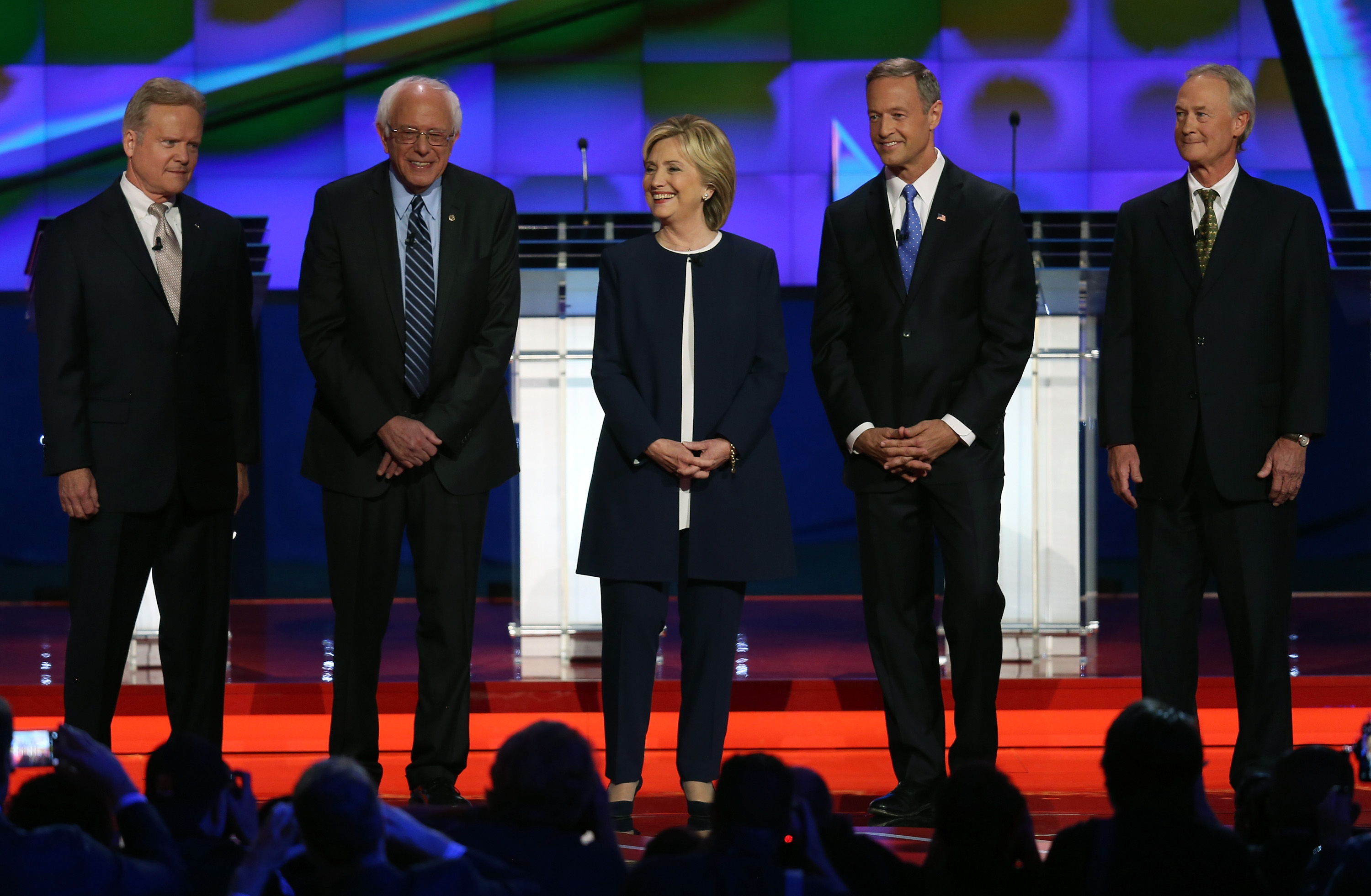 The first Democratic presidential debate, held on October 13