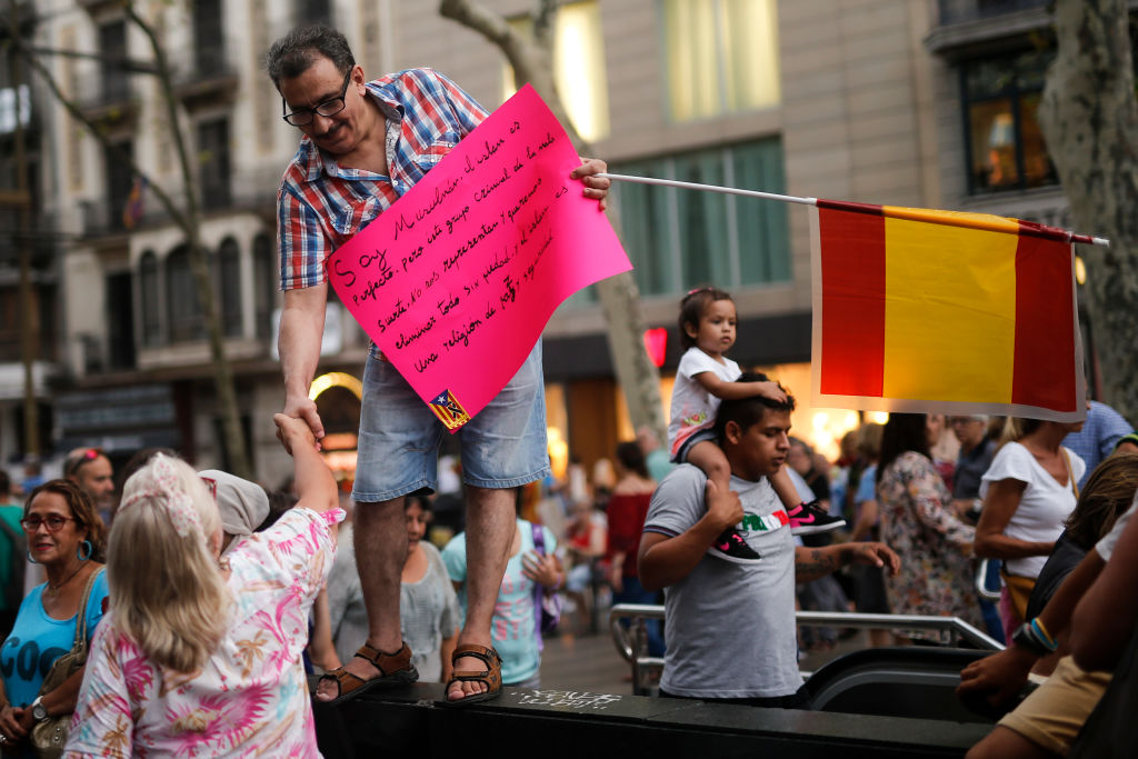 Barcelona&#039;s &quot;I&#039;m not afraid&quot; march to defy terror