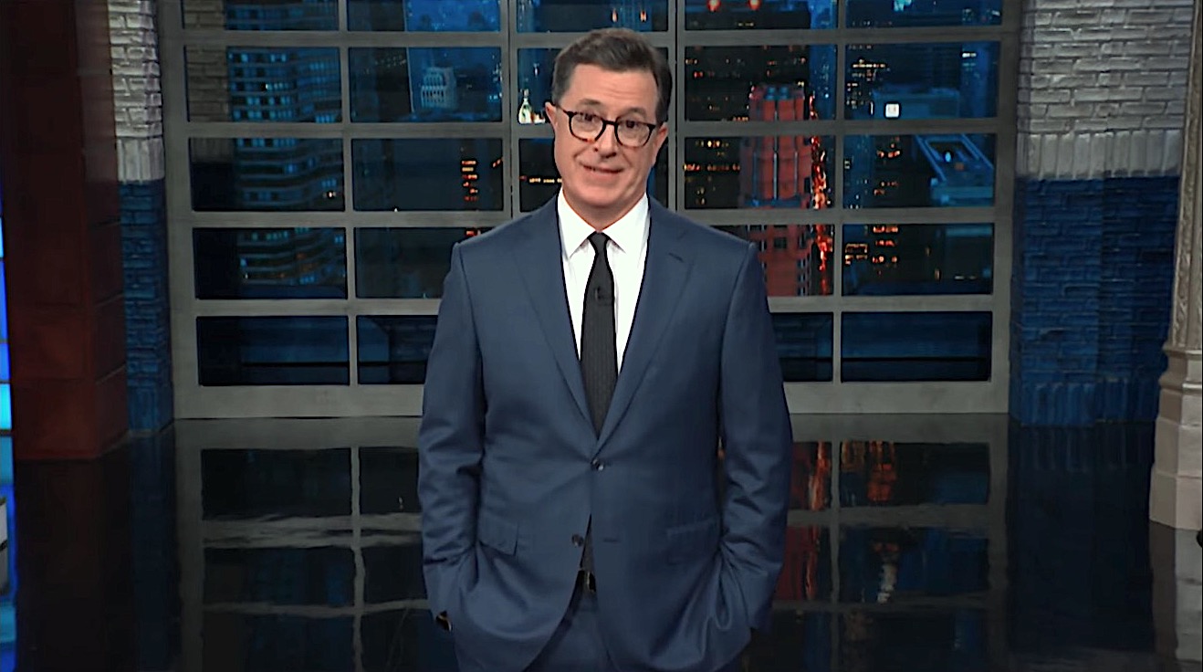 Stephen Colbert razzes Trump on his new nickname
