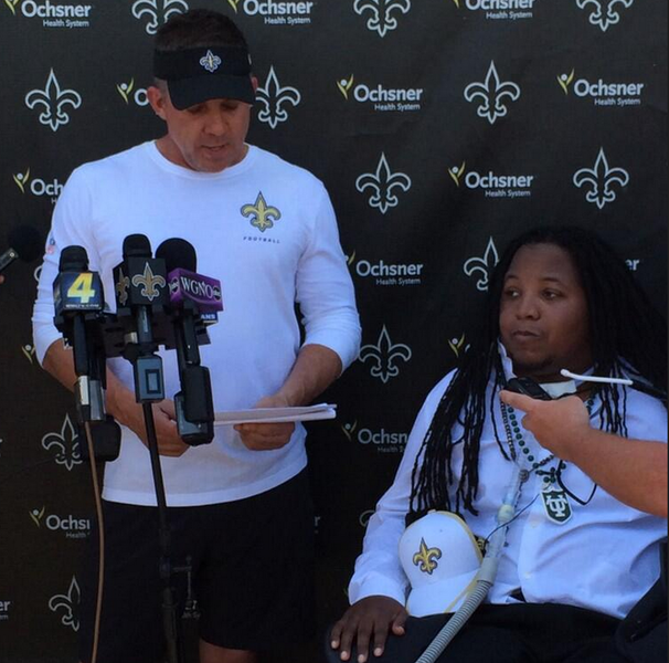 New Orleans Saints surprise paralyzed former Tulane player with a contract on his graduation day