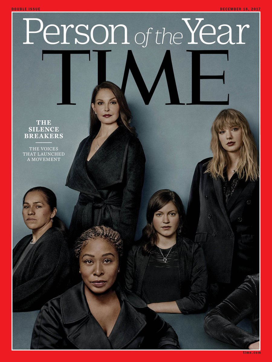 Time named the Silence Breakers as its Person of the Year.