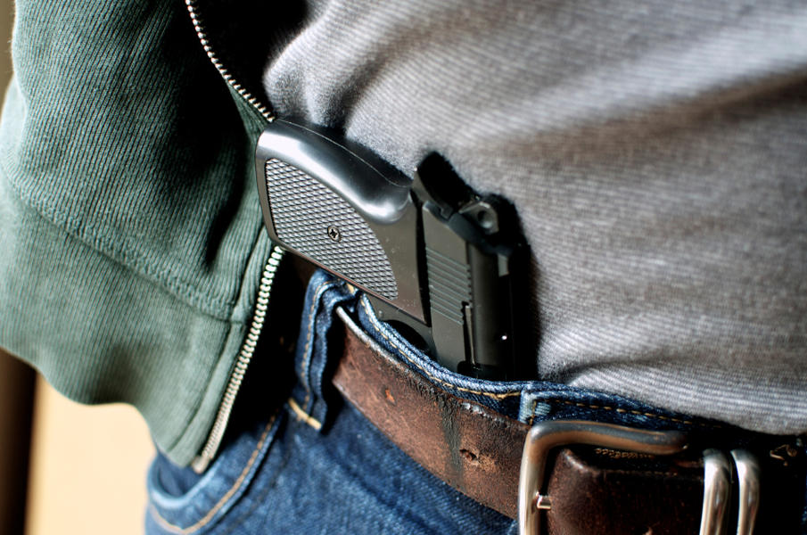 Man exercising open carry right is robbed of his own firearm at gunpoint