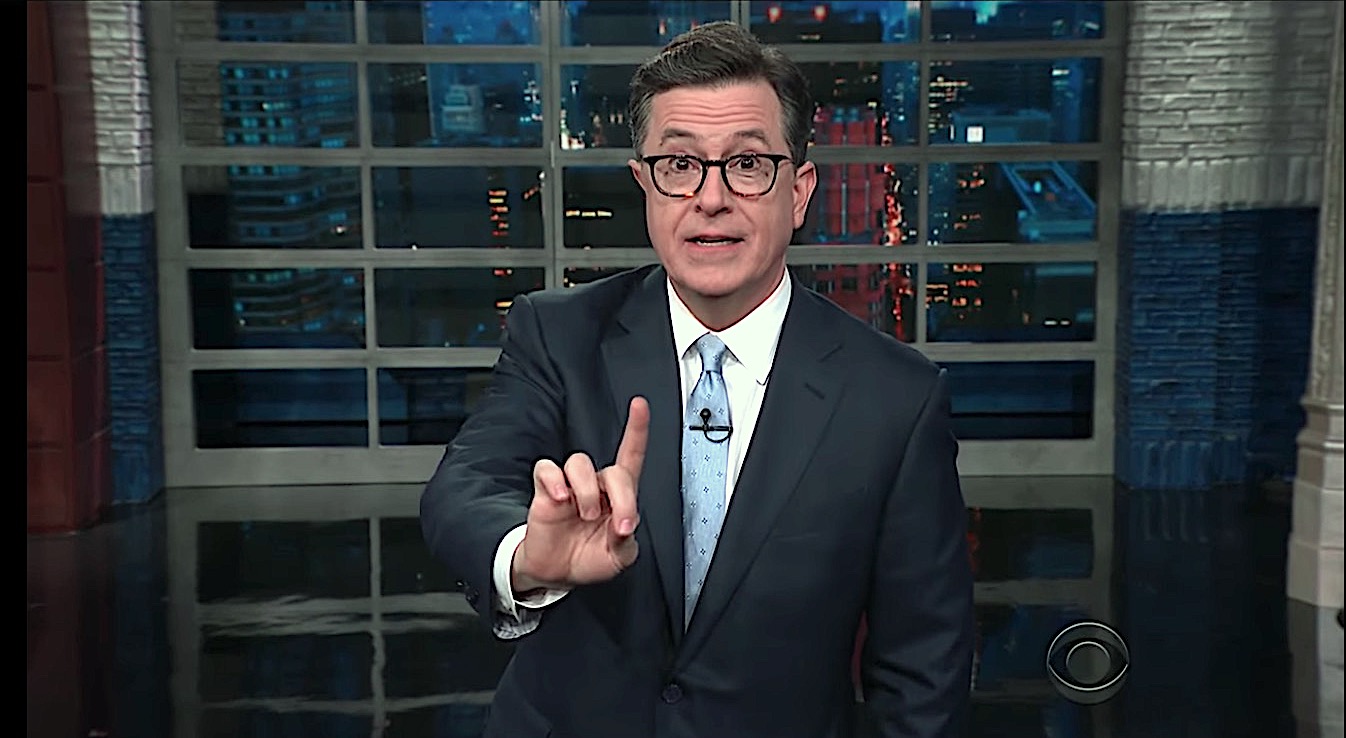 Stephen Colbert on Trump rage-tweeting about Mueller