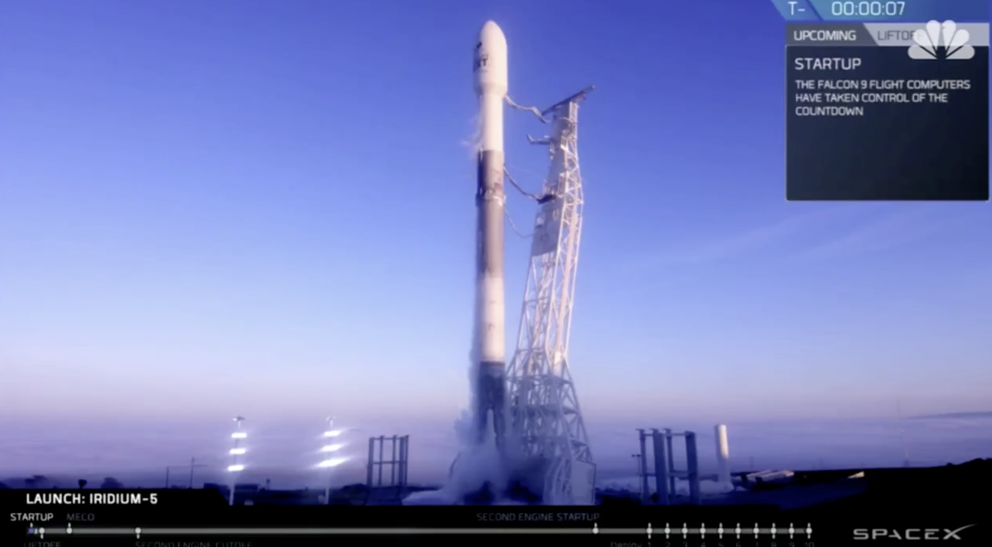 SpaceX launched a Falcon 9 rocket Friday.