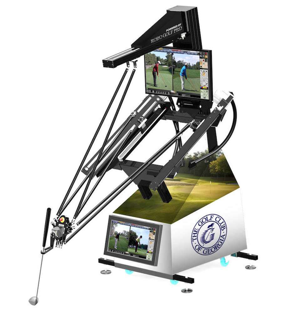 A robotic golf instructor.