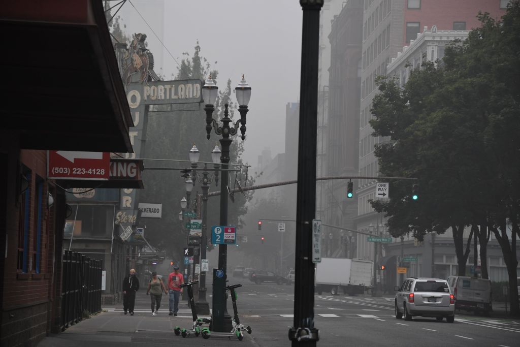 Portland in the smoke