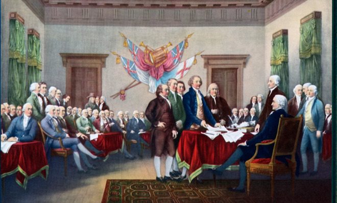 The signing of the Independence