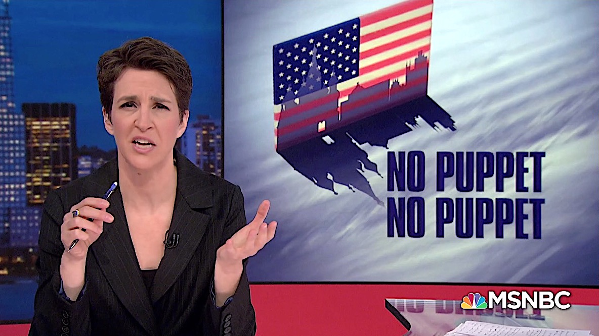 Rachel Maddow has some questions about Trump&#039;s propaganda source