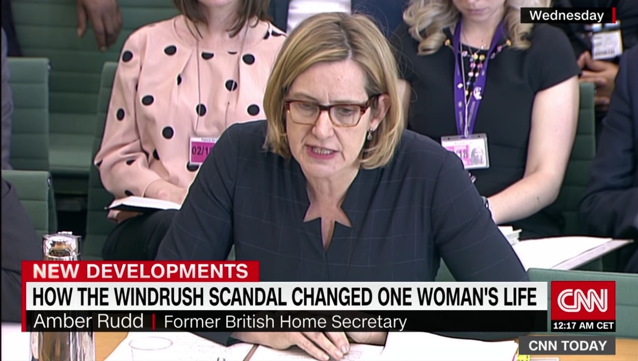 Amber Rudd resigns as British home secretary