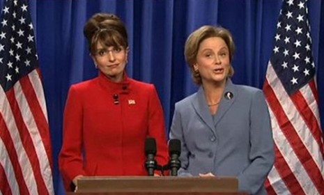 Tina Fey as Sarah Palin.