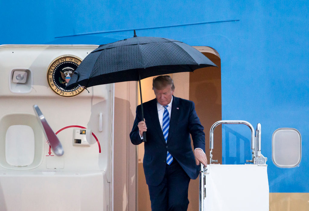 Trump arrives in Osaka, Japan