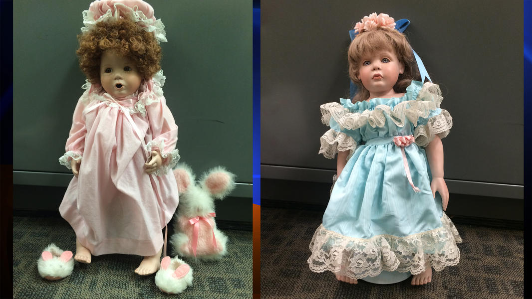 Parents completely freak out when stranger leaves creepy dolls that look like their kids