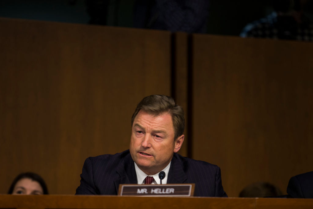 Dean Heller is on track to lose his bid for re-election